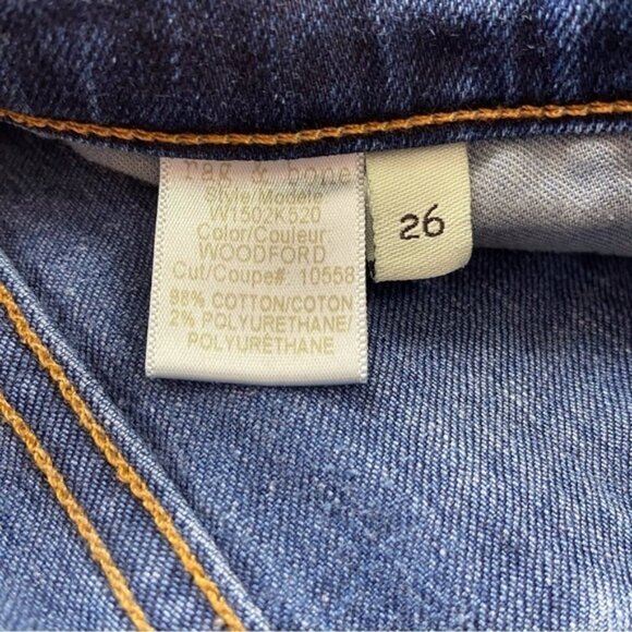 Rag bone mid rise skinny jeans stretchy denim medium rise blue size 26 - Picture 8 of 12